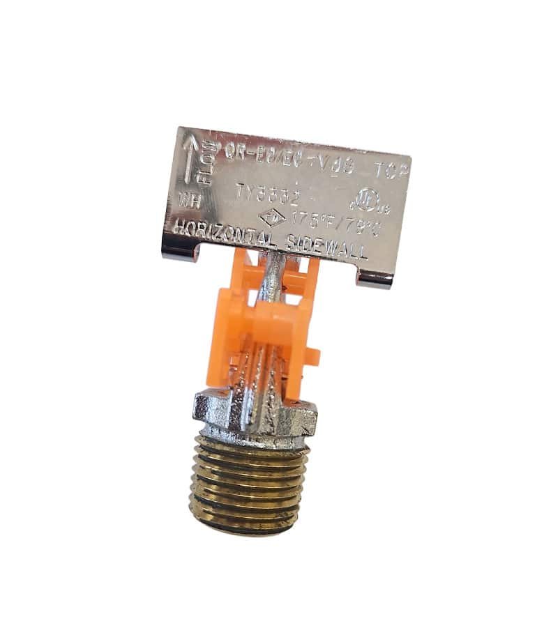 Rociador de Pared Horizontal Tyco TY3332 – 1/2" NPT, K5.6, Respuesta Rápida