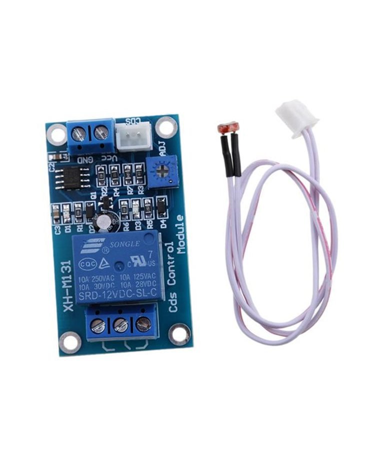 Módulo De Relé Fotorresistor Del Interruptor De Control De Luz XH-M131 DC 12V
